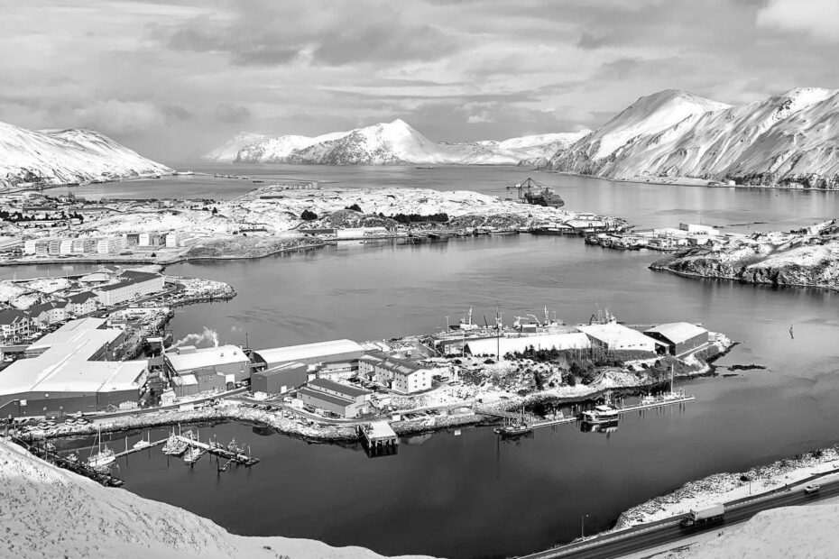 Dutch Harbor Fishing Port Alaska