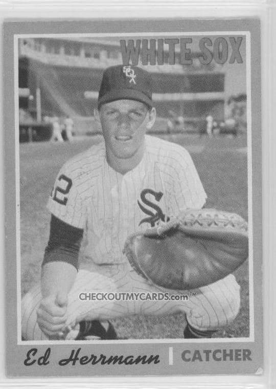 Ed Herrmann MLB Baseball