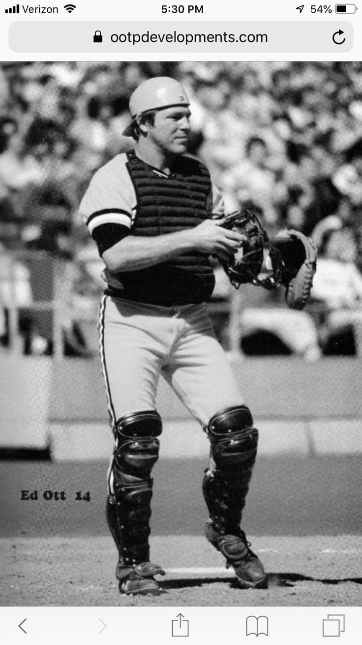 Ed Ott MLB Baseball