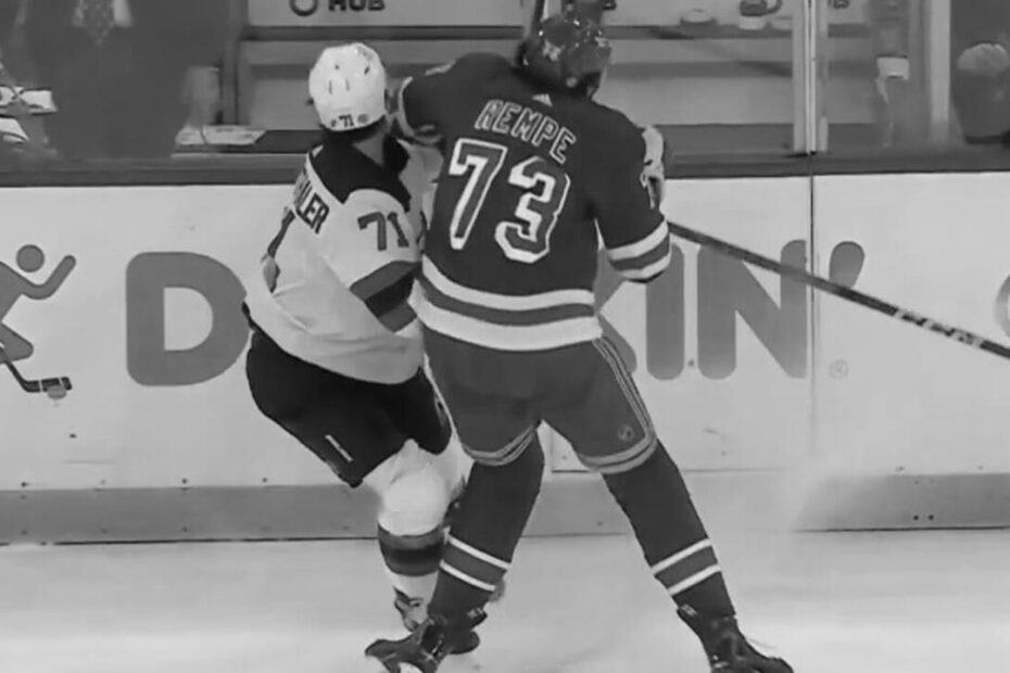 Elbowing Hockey