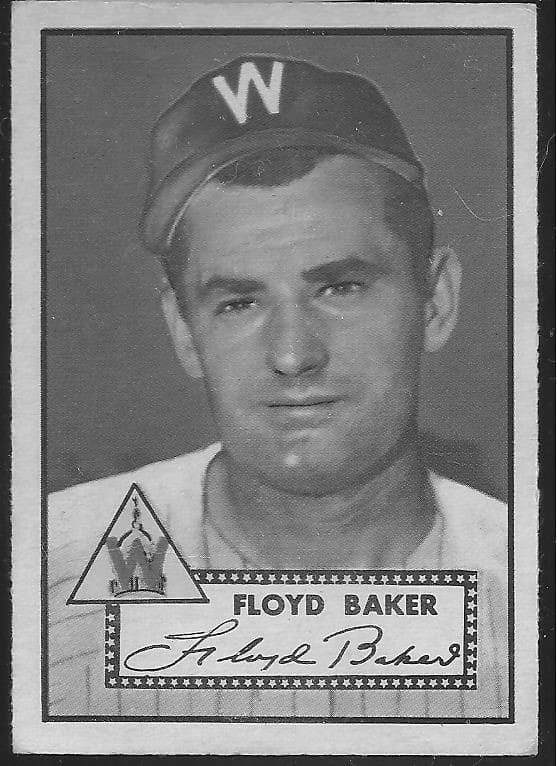 Floyd Baker MLB Baseball