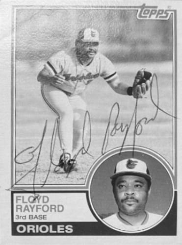 Floyd Rayford MLB Baseball