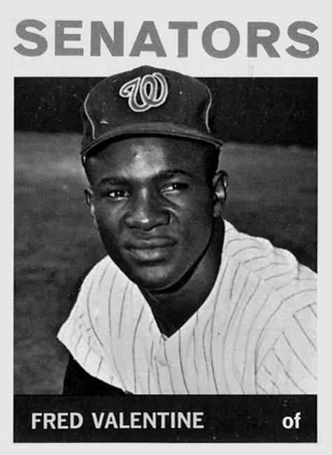 Fred Valentine MLB Baseball