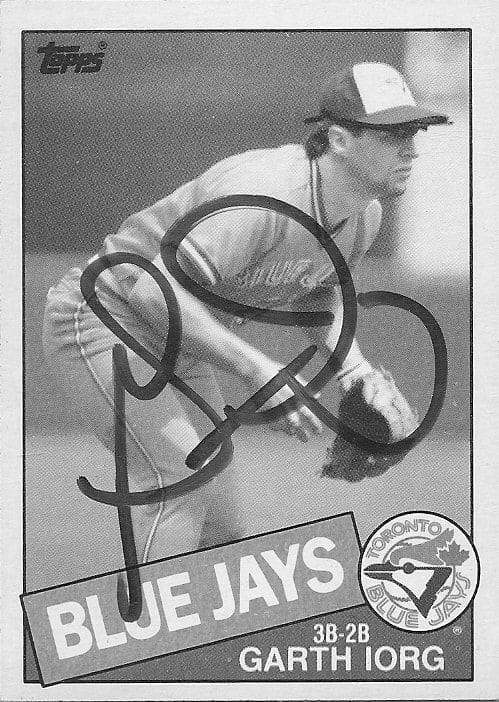 Garth Iorg MLB Baseball