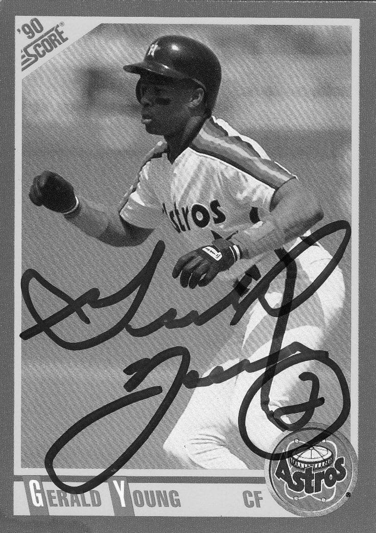 Gerald Young MLB Baseball