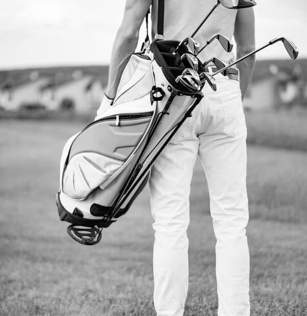 Golfer Carrying Bags 41