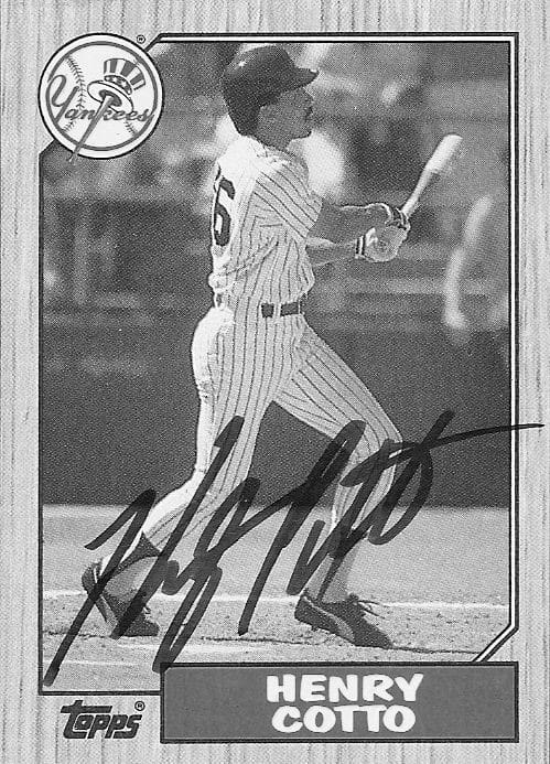 Henry Cotto MLB Baseball