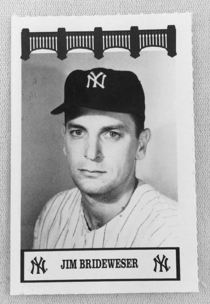 Jim Brideweser MLB Baseball