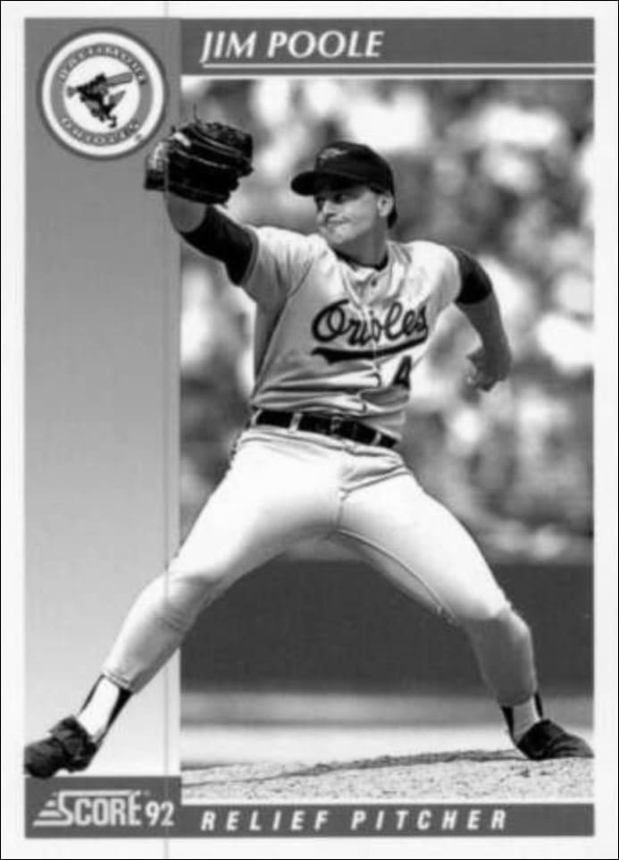 Jim Poole MLB Baseball