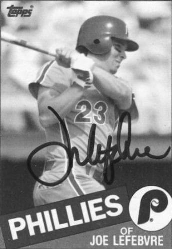 Joe Lefebvre MLB Baseball