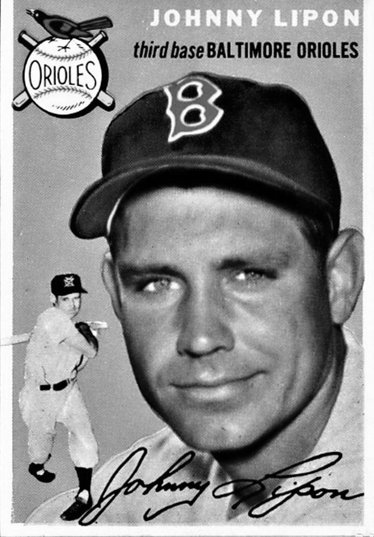 Johnny Lipon MLB Baseball
