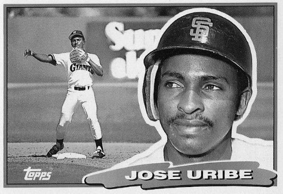 Jose Uribe MLB Baseball