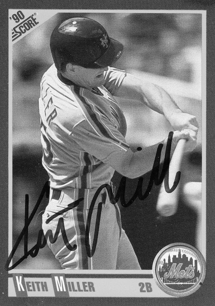 Keith Miller MLB Baseball