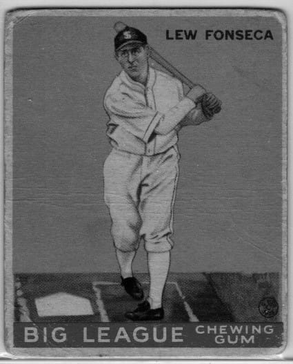 Lew Fonseca Stats