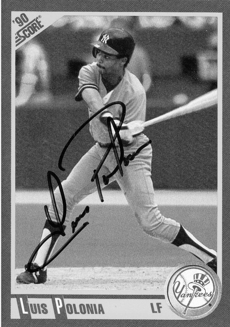 Luis Polonia MLB Baseball