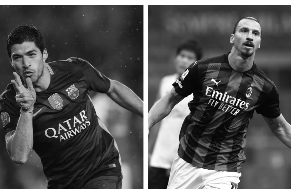 Luis Suarez vs Zlatan Ibrahimovic Stats