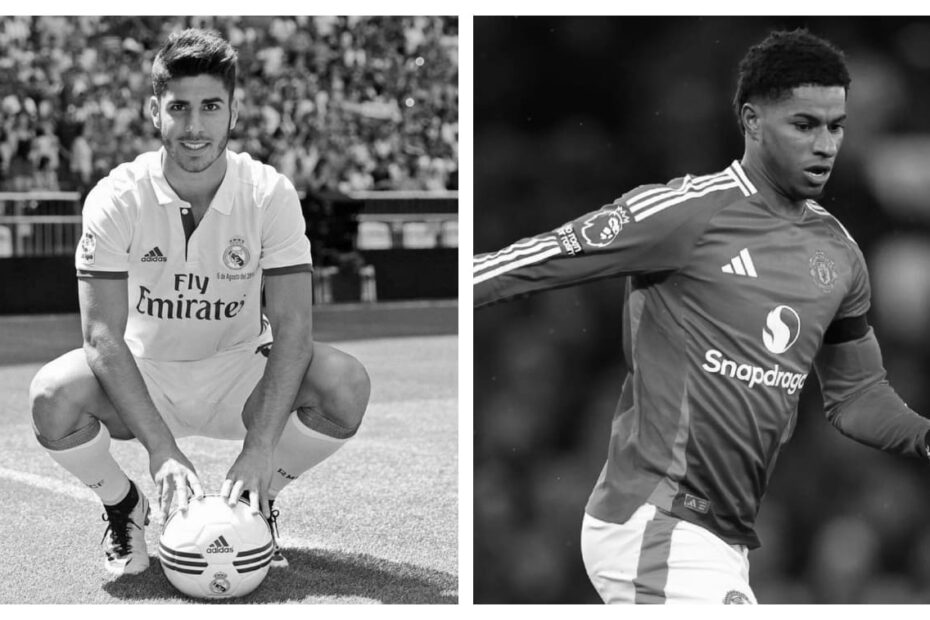 Marco Asensio vs Marcus Rashford Stats