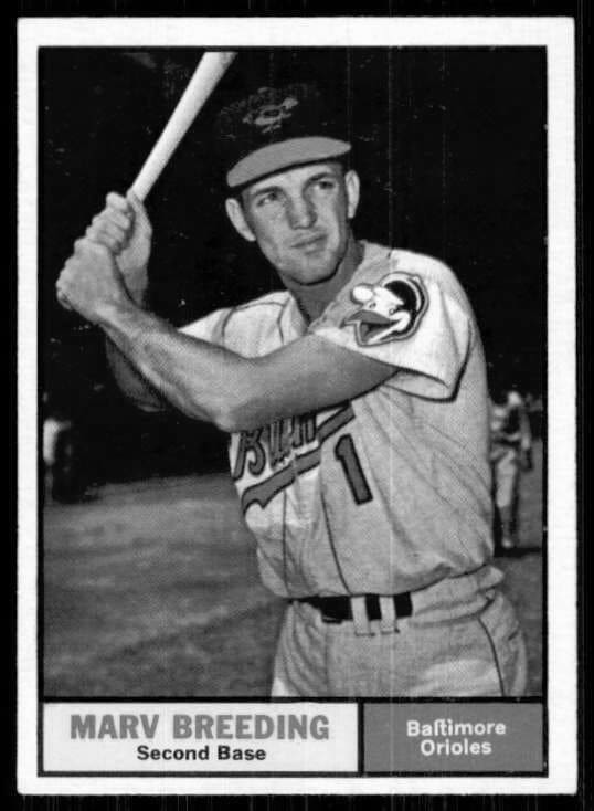 Marv Breeding MLB Baseball