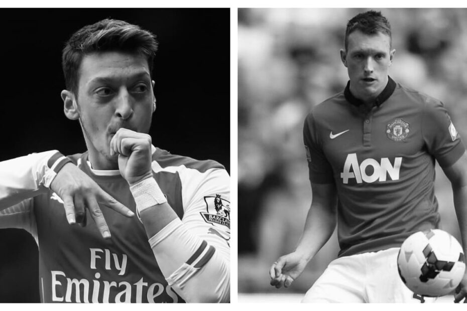 Mesut Ozil vs Phil Jones Stats
