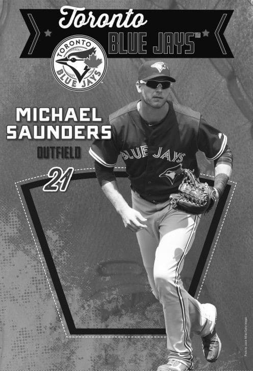 Michael Saunders MLB Baseball