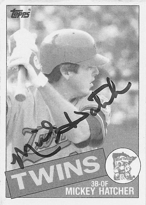 Mickey Hatcher MLB Baseball