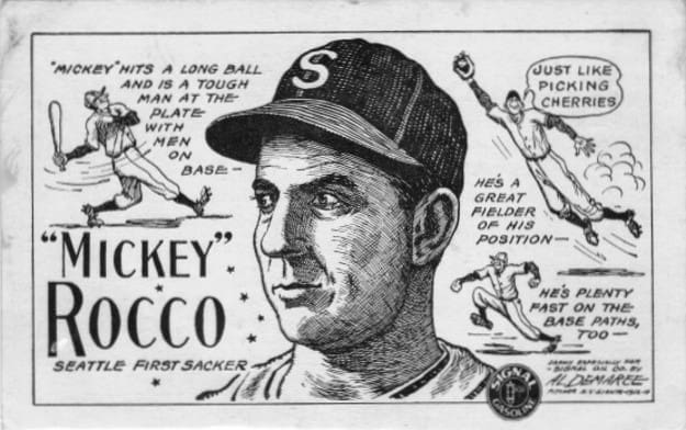 Mickey Rocco MLB Baseball