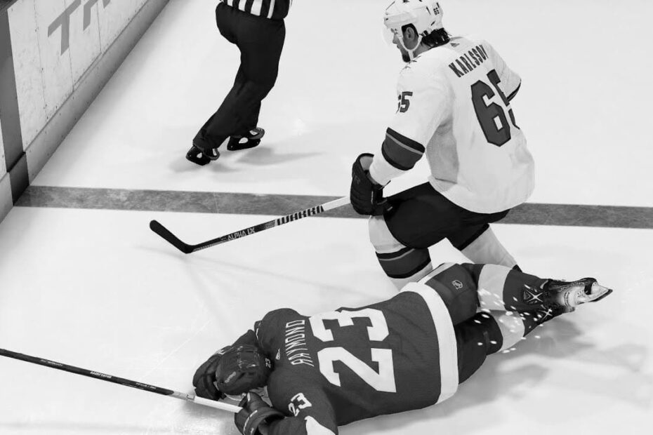 NHL Hockey Player Checking 17