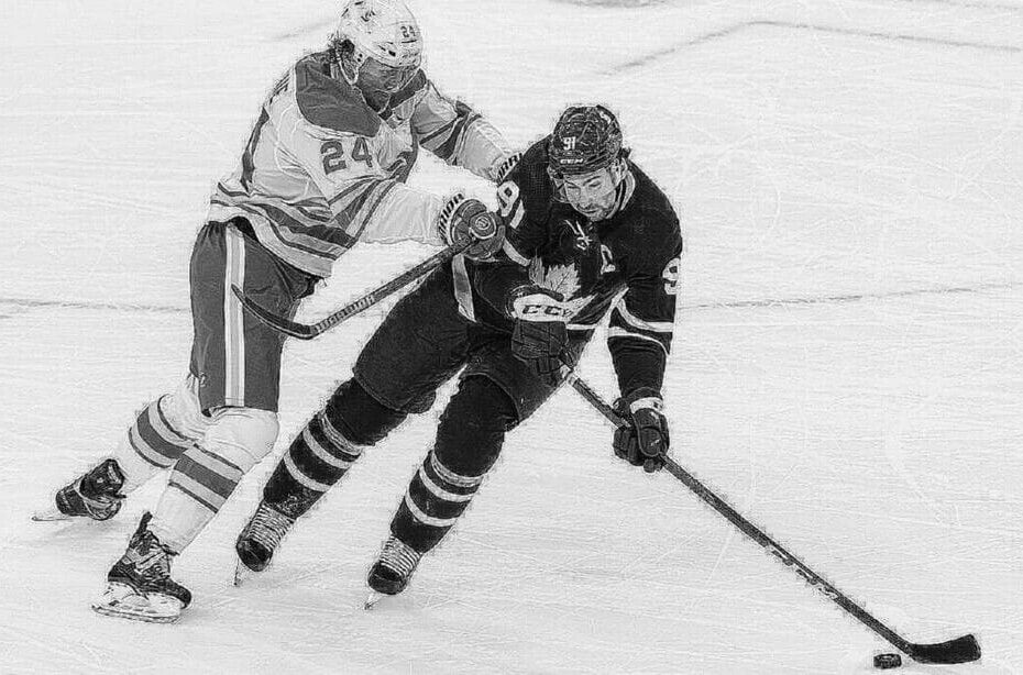 NHL Hockey Player Checking 6