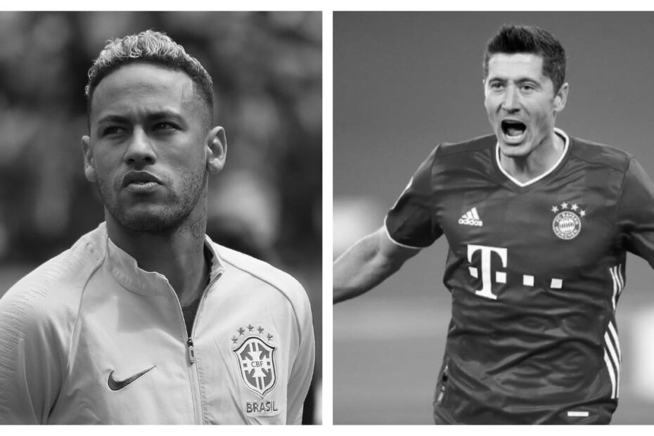 Neymar vs Robert Lewandowski Stats