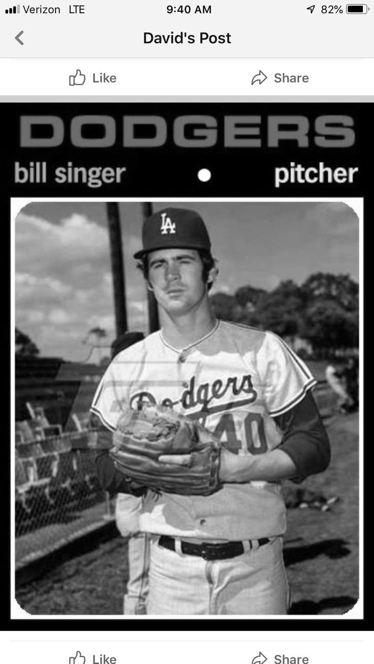 Orville Singer MLB Baseball