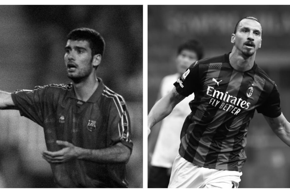 Pep Guardiola vs Zlatan Ibrahimovic Stats