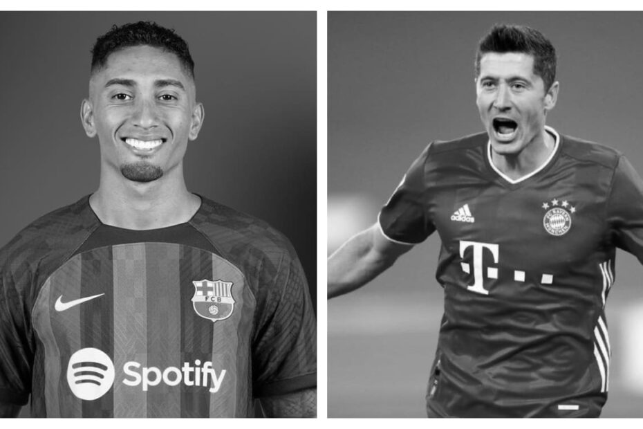 Raphinha vs Robert Lewandowski Stats