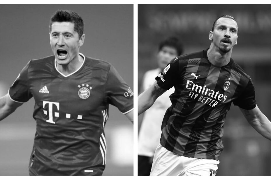 Robert Lewandowski vs Zlatan Ibrahimovic Stats