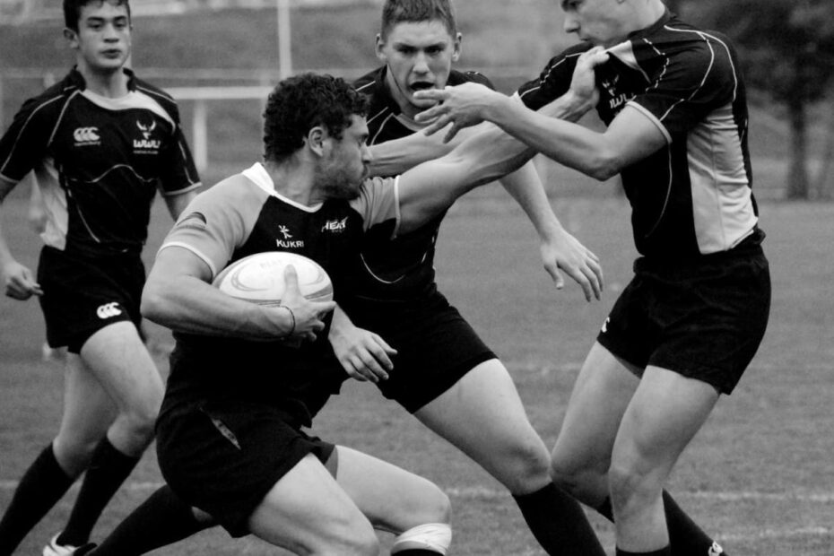 Rugby Player Running 42