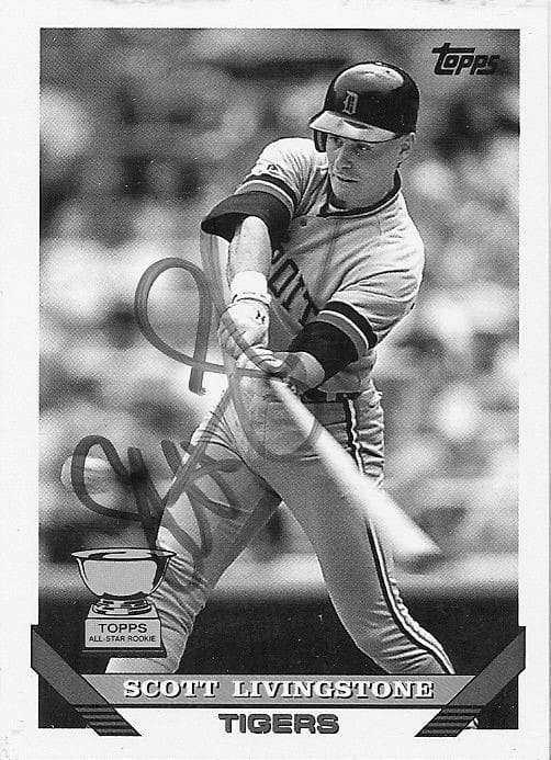 Scott Livingstone MLB Baseball
