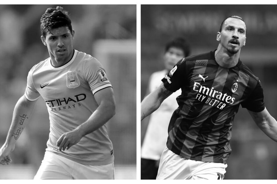 Sergio Aguero vs Zlatan Ibrahimovic Stats