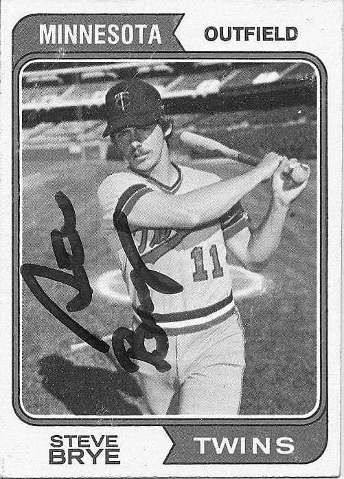 Steve Brye MLB Baseball