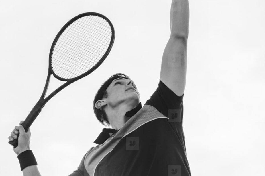 Tennis Player Serve 13