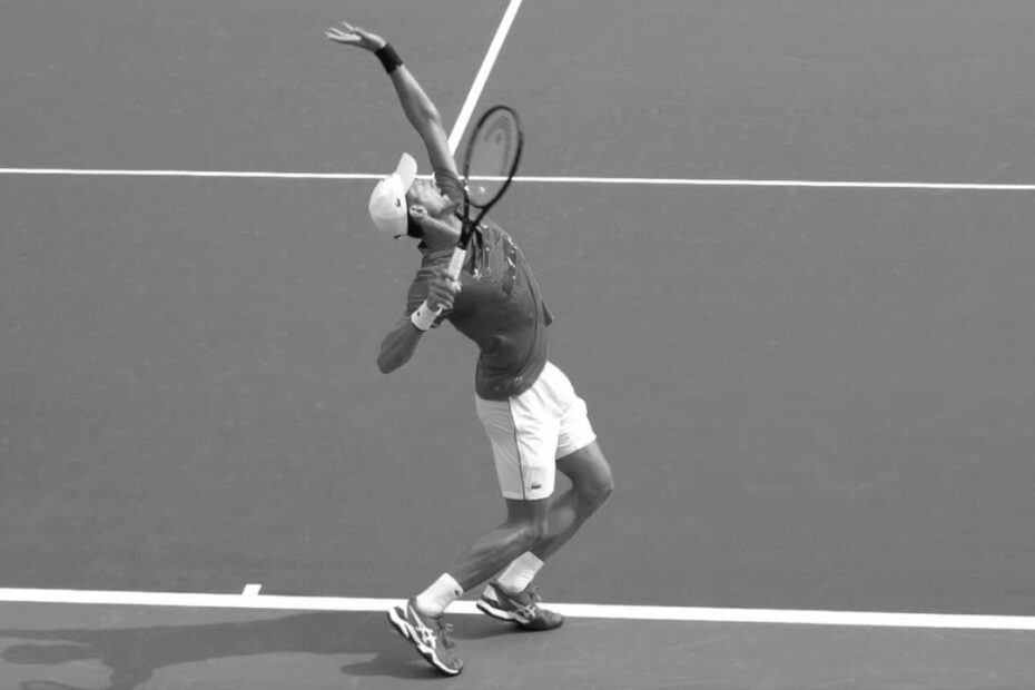 Tennis Player Serve 6
