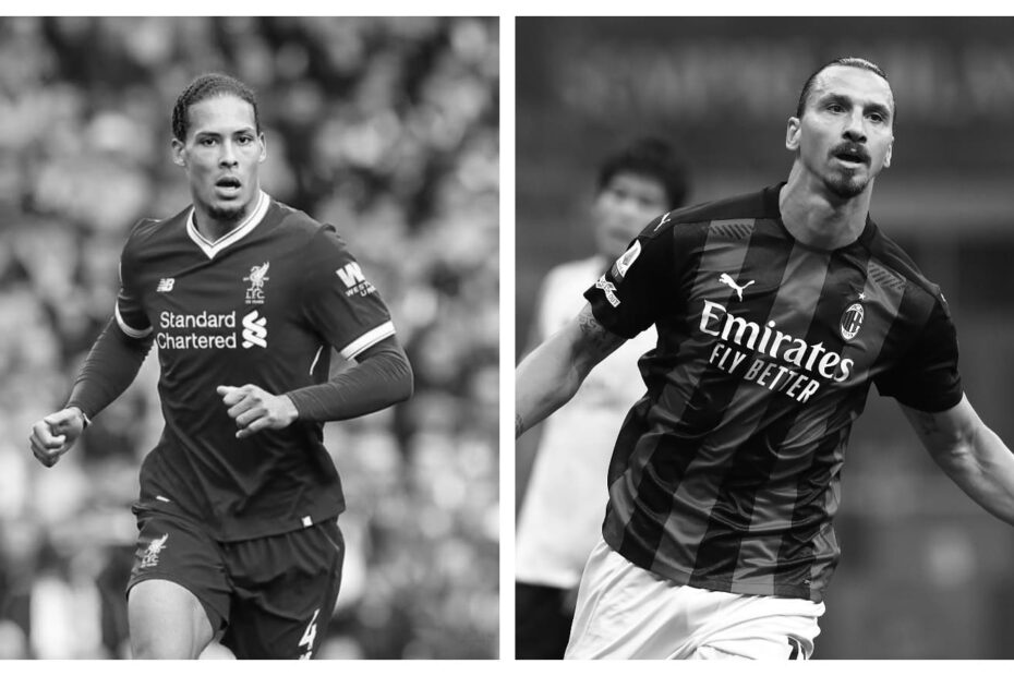 Virgil Van Dijk vs Zlatan Ibrahimovic Stats