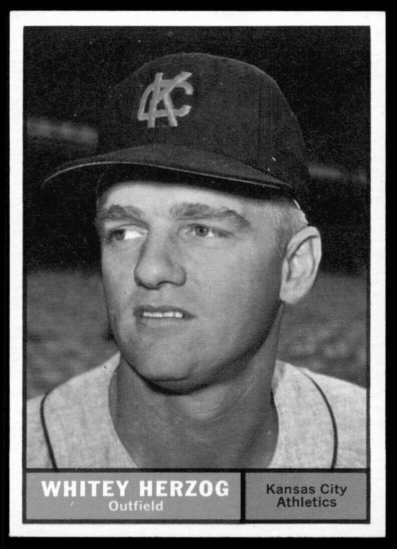 Whitey Herzog MLB Baseball