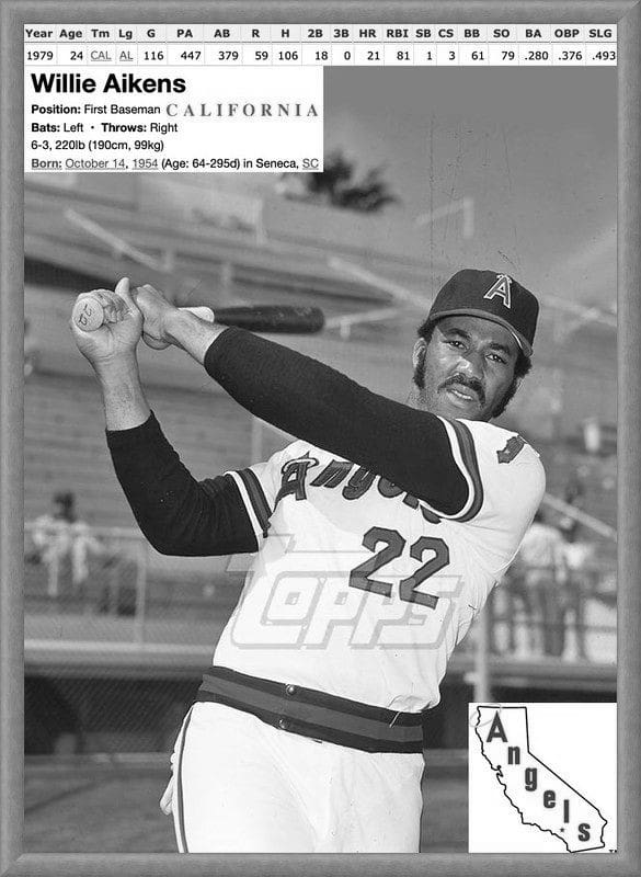 Willie Aikens MLB Baseball
