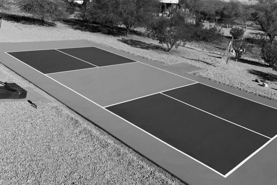 pickleball court construction