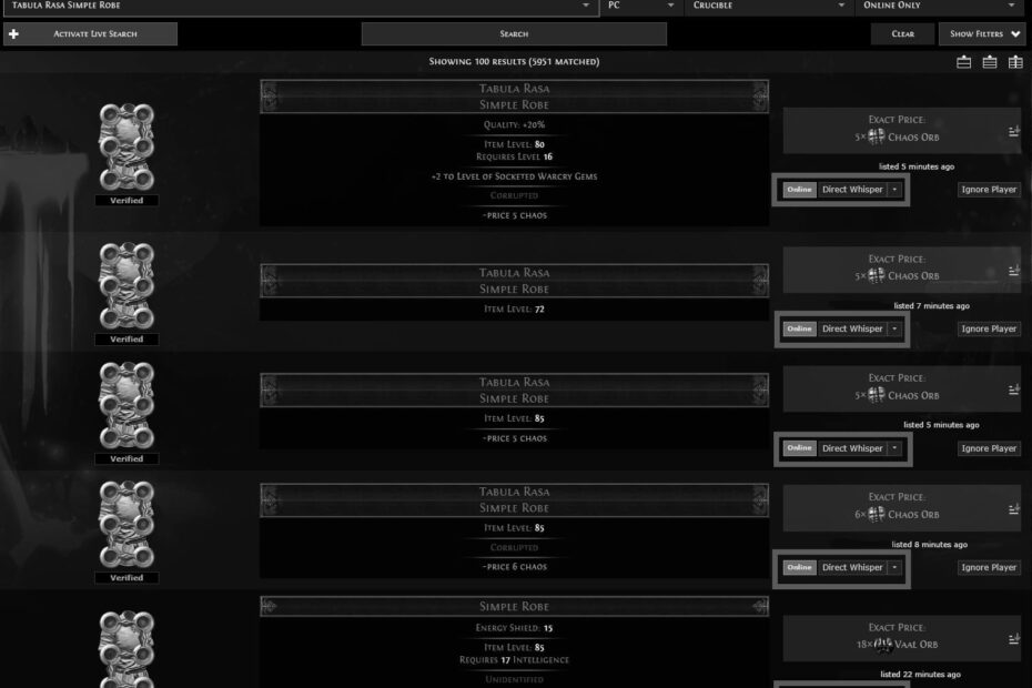 Can PS5 Players Post Items in the Poe Trade Website