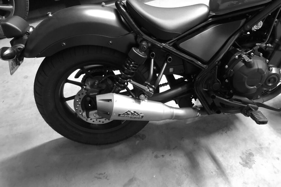 Exhaust Change California motorcycle
