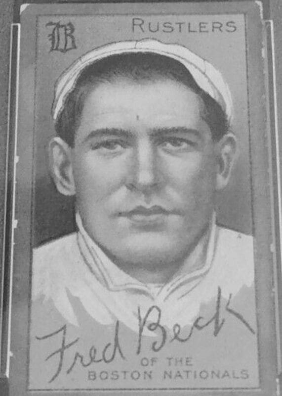 Fred Beck MLB Baseball