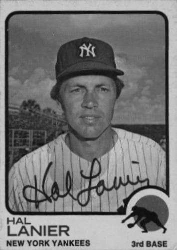 Hal Lanier MLB Baseball