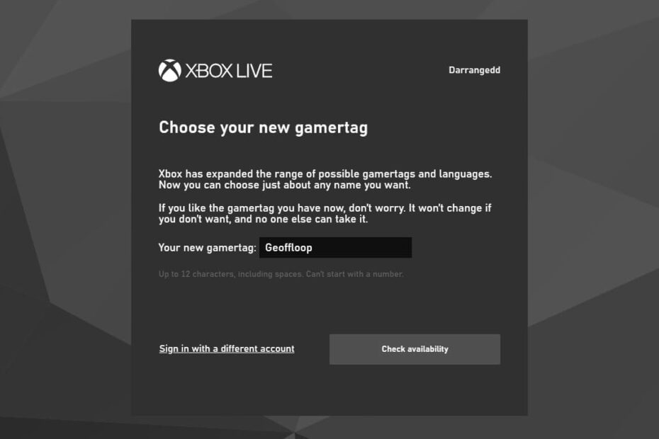 How To Change Xbox Gamertag