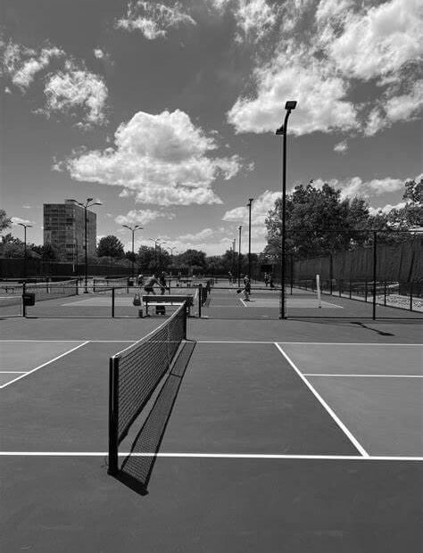 Inspecting the Facilities at Gates Tennis Center