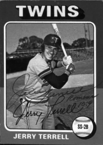 Jerry Terrell MLB Baseball